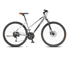 KTM LIFE ROAD 27 DISC H Herren Lightgrey Matt / Black+Orange Crossrad 2018