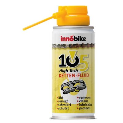 INNOBIKE innotech High Tech Kettenfluid 105 | 100ml, Sprühdose, mit Schnorchel
