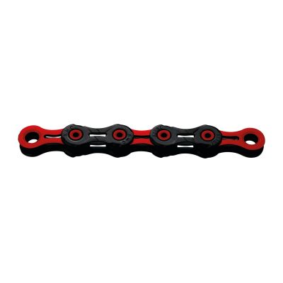 KMC DLC11 Kette schwarz / rot