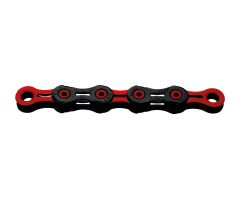 KMC DLC11 Kette schwarz / rot