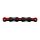 KMC DLC11 Kette schwarz / rot