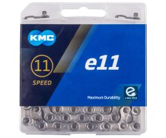 KMC e11 Kette silber, nickelbeschichtet, SB-verpackt, 122...