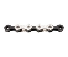 KMC X11 Kette silber / schwarz, 50 m Rolle + 40...