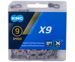 KMC X9 Kette EPT, SB-verpackt, 114 Glieder