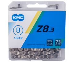 KMC Z8 Kette silber / grau, 7,3 mm, SB-verpackt, 114 Glieder