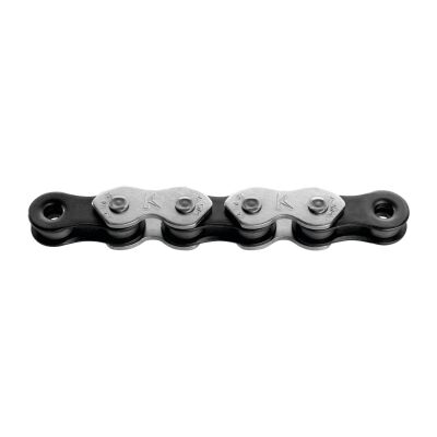 KMC K1 Kette Wide, 1/2" x 1/8", silber / schwarz