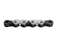 KMC K1 Kette Wide, 1/2" x 1/8", silber / schwarz
