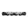 KMC K1 Kette Wide, 1/2" x 1/8", silber / schwarz