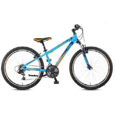 KTM WILD CROSS 24.18 MTB Kind Blue Matt / Darkblue+OrangeKinderrad 2017