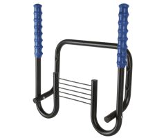 Messingschlager Fahrradwandhalter schwarz / blau