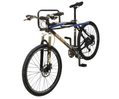 Messingschlager Fahrradwandhalter schwarz / blau