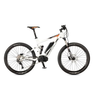 KTM MACINA LYCAN 275 White / Black+Orange E-MTB Fully 2017