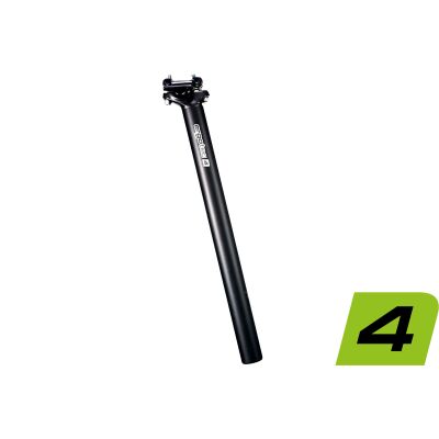 Ergotec Sattelstütze Atar 27.2 x 300 AL356 T6, Offset 15 mm schwarz sand SafetyLevel 4