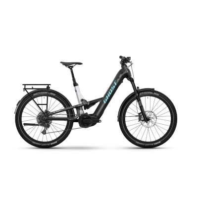 Ghost E-ASX UNIVERSAL LOW EQ 800Wh Tiefeinsteiger E-Fully 2026 | blazing black/misty gray glänzend