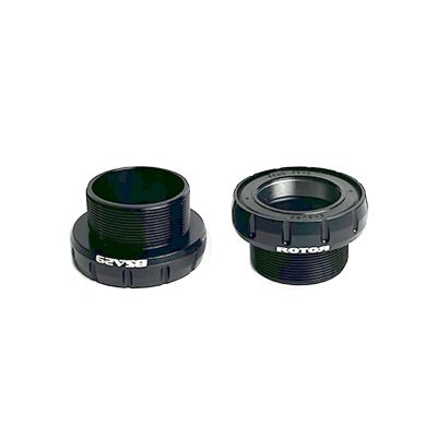 ROTOR BSA29 BB DUB® COMPATIBLE STEEL BLACK Tretlager mit Gewinde