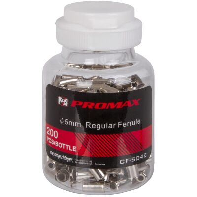 PROMAX Außenhüllen-Endhülsen | für Ø 5 mm, Packung 200 Stück