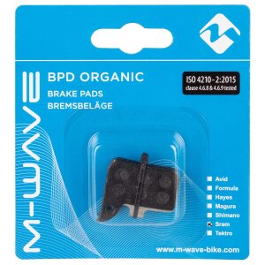 M-WAVE BPD Organic SR1 Bremsbelag für Scheibenbremsen