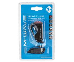 M-WAVE Helios K 1.1 USB Akku-Rücklicht