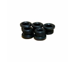 ROTOR Track BOLT SET 5BOLTS STEEL BLACK Kettenblattschrauben