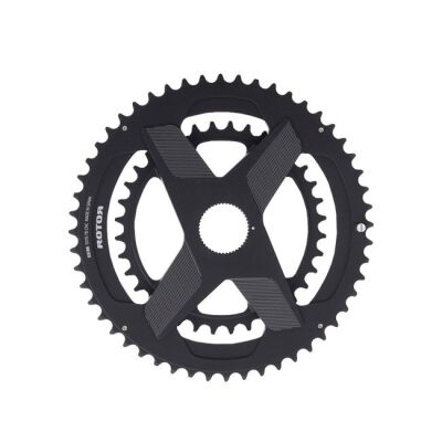ROTOR ROUND RINGS DM 52/36T BLACK Kettenblatt