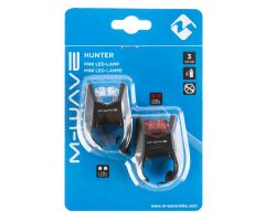 M-WAVE Hunter Batterie-Blinklicht-Set