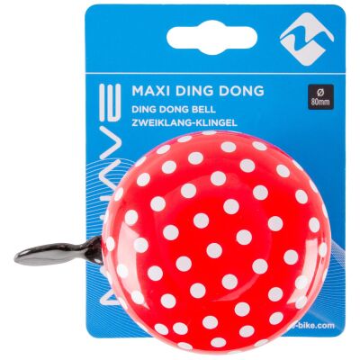 M-WAVE Ladybird Maxi Ding-Dong Maxi-Fahrradglocke