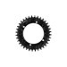 ROTOR ROUND RING MTB BCD 100X4 34T BLACK (T-Type Compatible) Kettenblatt