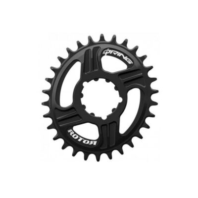 ROTOR Q RINGS DM SRAM® 6 MM OFFSET 30T BLACK Kettenblatt