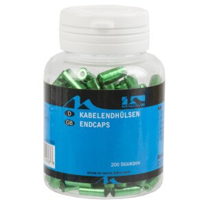 M-WAVE Cap Out 4 Außenhüllen-Endhülsen