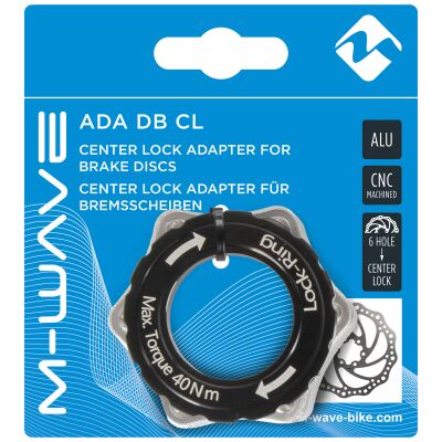 M-WAVE ADA DB CL Center Lock Adapter für Scheibenbremsen