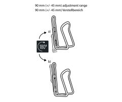 M-WAVE Ada Slide Adapter für Flaschenhalter
