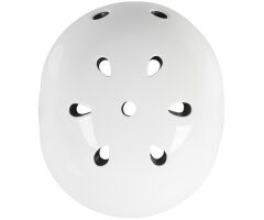 M-WAVE LAUNCH glossy white BMX Helm