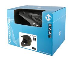 M-WAVE Fall Out matt black/yellow Fullface/Downhill Helm