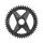 ROTOR ROUND RING 1X DM 46T UNIVERSAL TOOTH BLACK Kettenblatt