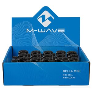 M-WAVE Bella Mini-Black Mini-Fahrradglocke
