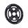 ROTOR Q RINGS DM 52/36T BLACK Kettenblatt