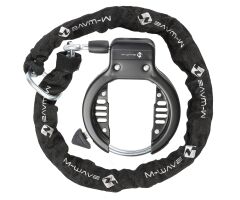 M-WAVE Ringchain Rahmenschloss mit Kette