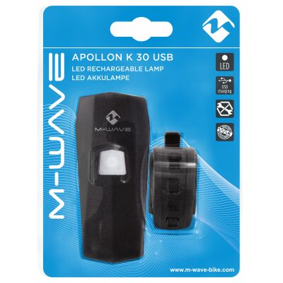 M-WAVE Apollon K 30 USB Akku-Frontlicht