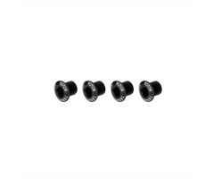ROTOR 1X INSPIDER CROWN BOLT SET 4 BOLTS BLACK...