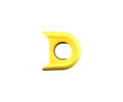 ROTOR KAPIC CARBON BUMPER SET YELLOW Kurbelendschutz