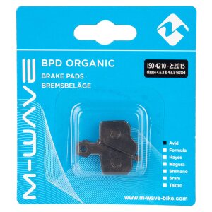 M-WAVE BPD Organic AS1 Bremsbelag für Scheibenbremsen