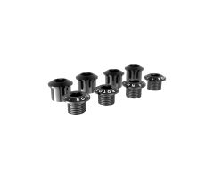 ROTOR ROAD 2X BOLT SET - 4 BOLTS/4 NUTS - BLACK...