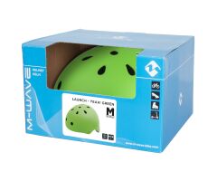 M-WAVE LAUNCH matt green BMX Helm