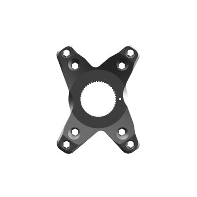 ROTOR GRAVEL BCD110/80x4 DIN - MATT DARK GREY Spider