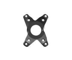 ROTOR GRAVEL BCD110/80x4 DIN - MATT DARK GREY Spider