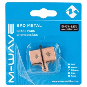 M-WAVE BPD Metal S1 Bremsbelag für Scheibenbremsen