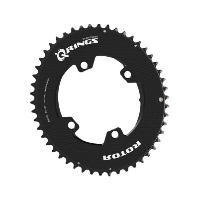 ROTOR Q RINGS AXS BCD107X4 37T(FOR 50) INNER BLACK Kettenblatt
