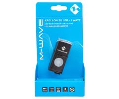 M-WAVE Apollon 20 USB Akku-Frontlicht