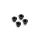 ROTOR MTB QX1 BOLT SET 4 BOLTS BLACK Kettenblattschrauben