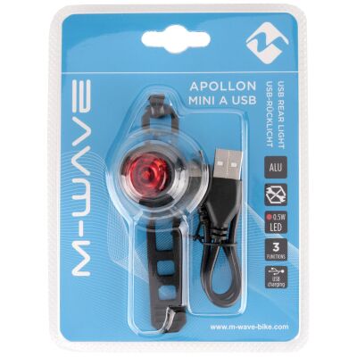 M-WAVE Apollon Mini A USB Akku-Blinklicht
